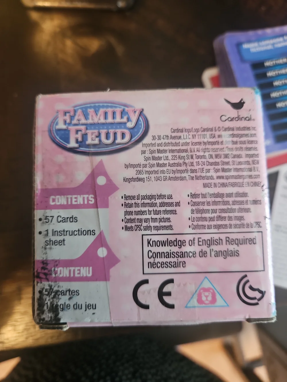 Family Feud Party Game - Cardinal (Pink)